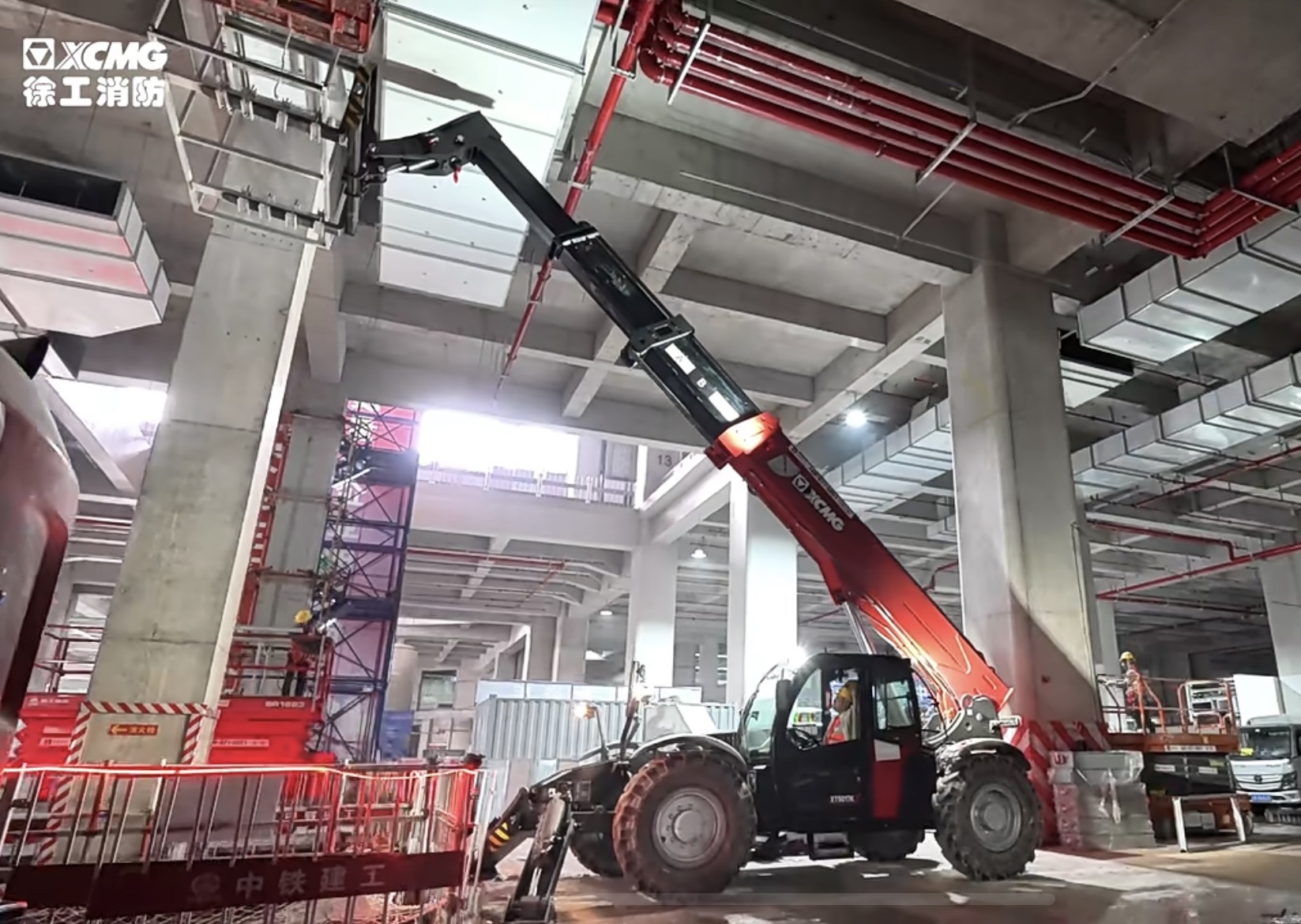客户用了都说好！不朽情缘XT5017K伸缩臂叉装车施工纪实